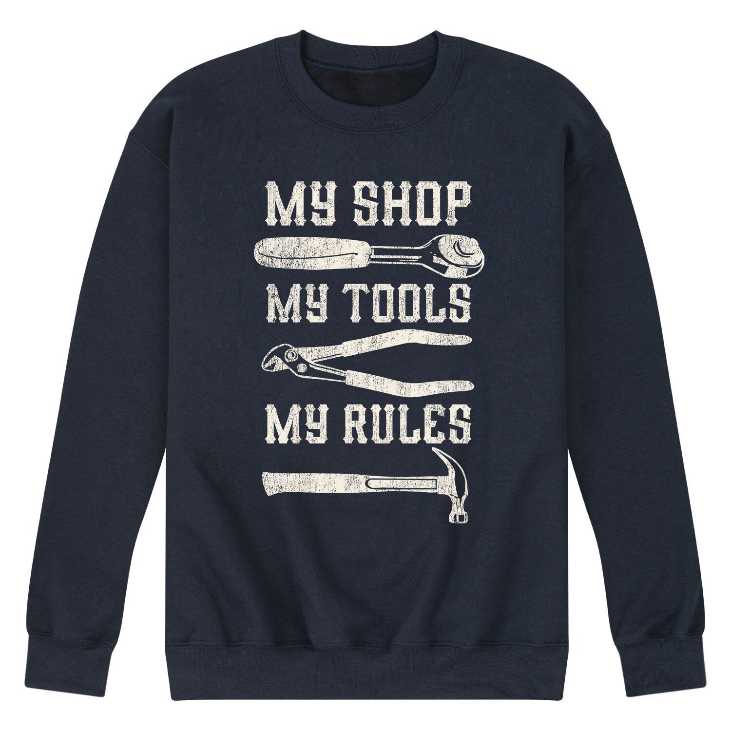 

Мужской свитшот My Shop My Rules Licensed Character