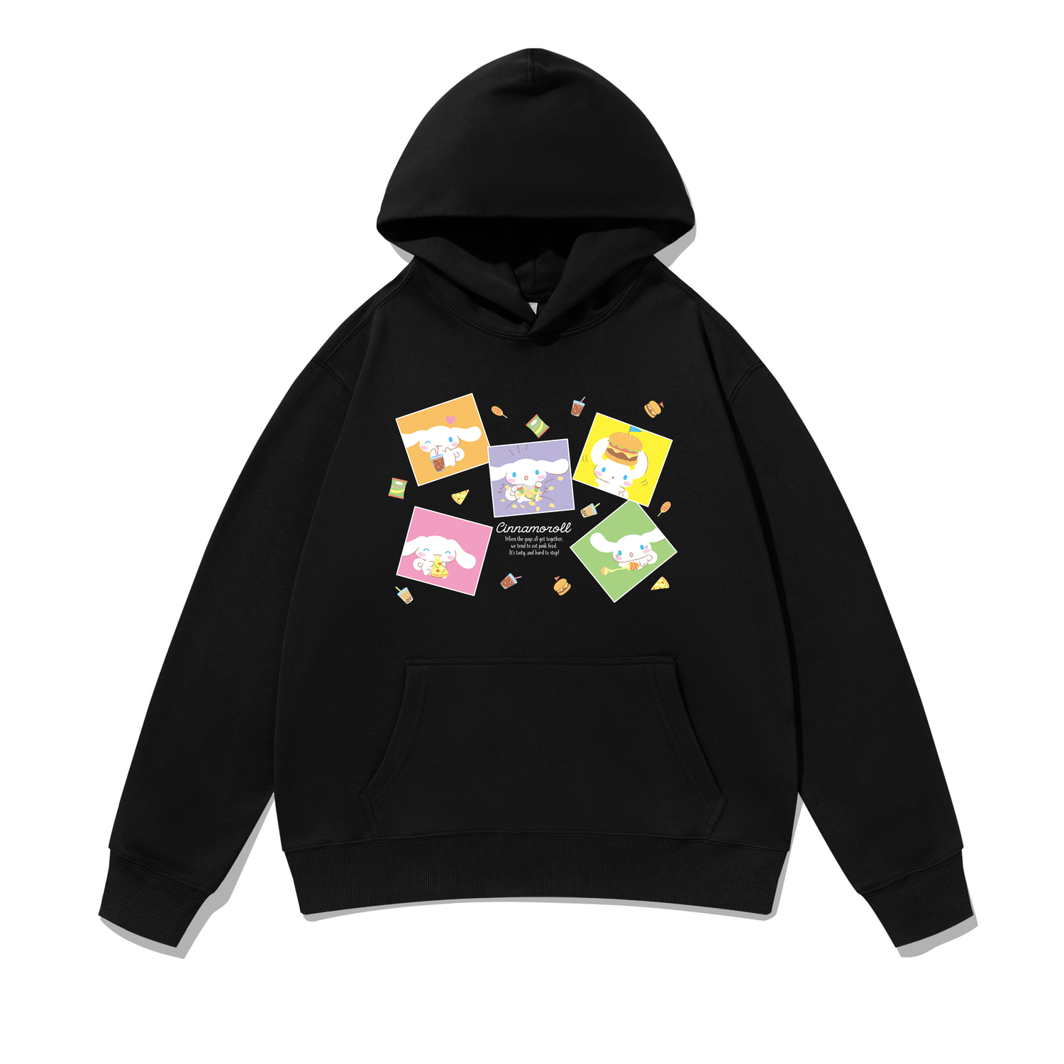 

Свитшот Cinnamoroll Yugui Dog Unisex Sanrio, черный