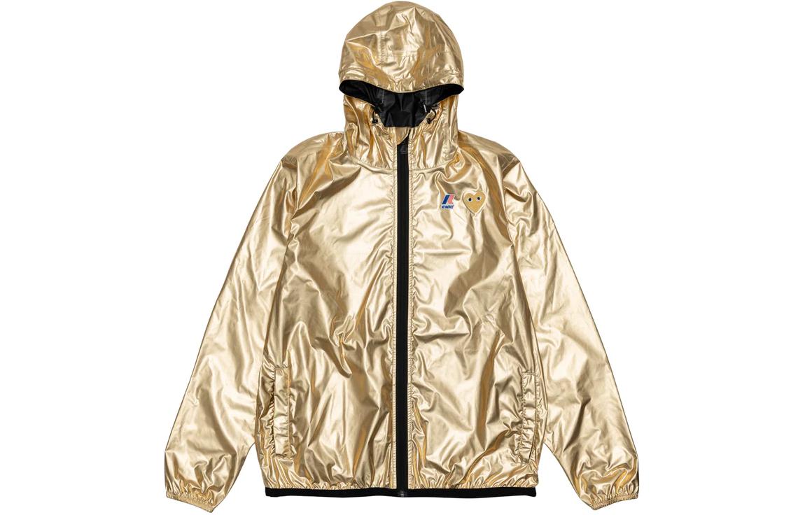 

CDG Play Куртка K-Way унисекс золотая, Gold