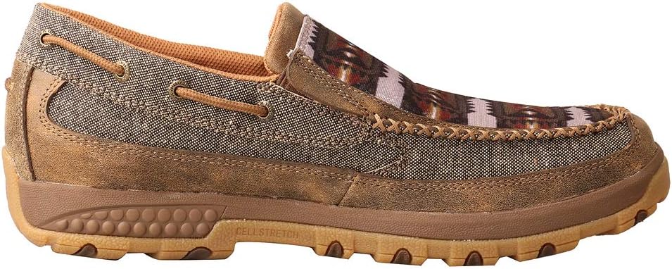 Мужские ботинки Chelsea Wedge 4" Twisted X, мок-носок, смазанное седло, мультиколор — фото 2