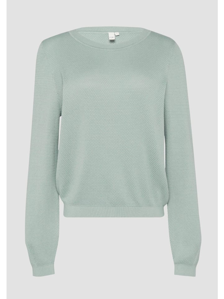 

Вязаный свитер цвета 7217_шалфейно-зеленый QS