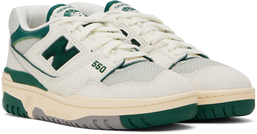Кроссовки Off-White & Green 550 New Balance — фото 4