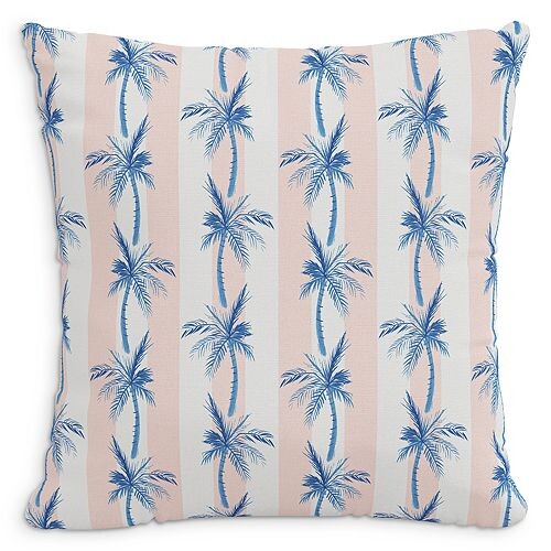 

Декоративная льняная подушка Cabana Stripe Palms со вставкой из перьев, 20 x 20 дюймов Cloth & Company, цвет Orange