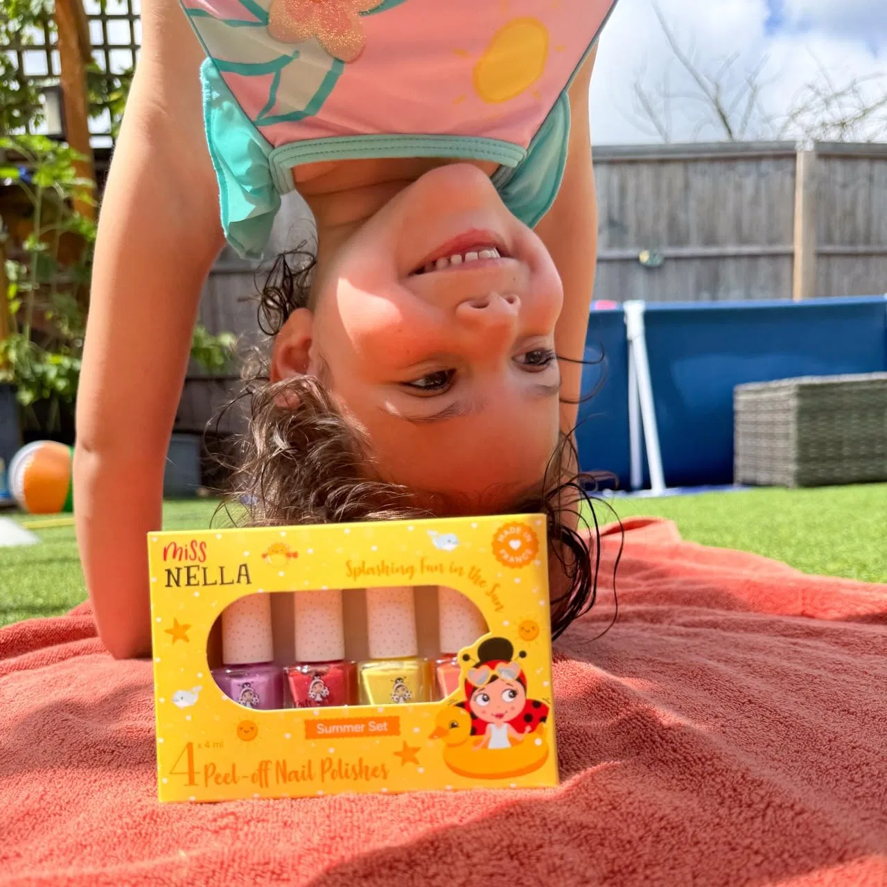 Детский набор глиттерных лаков для ногтей от Miss Nella, 4 шт. Miss Nella, Summer — фото 4
