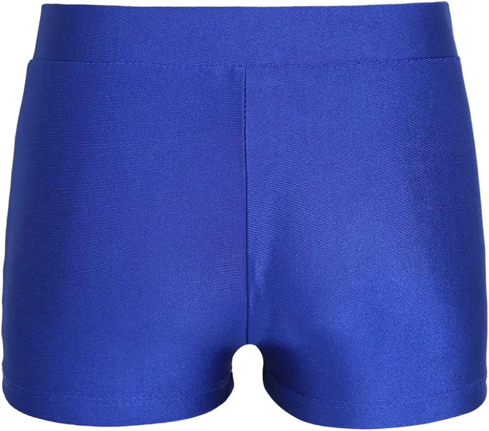 Детские шорты для танцев, спорта, бренд Freebily, V-front Blue — фото 4