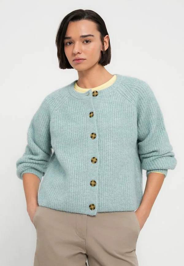 Кардиган шейкер Gap, Light Blue — фото 4