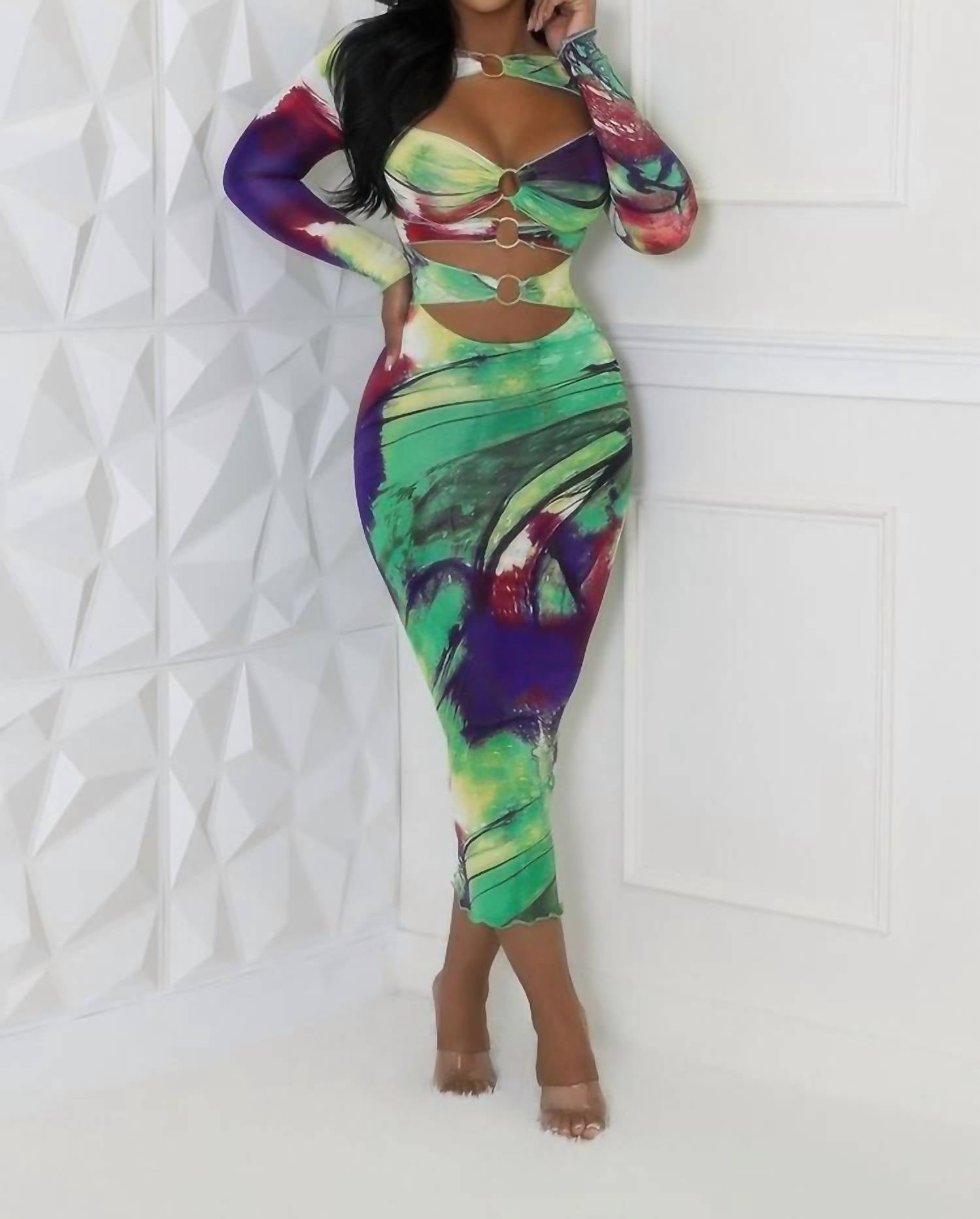 

Платье Feel Some Way в мультиколоре Giti Wholesale