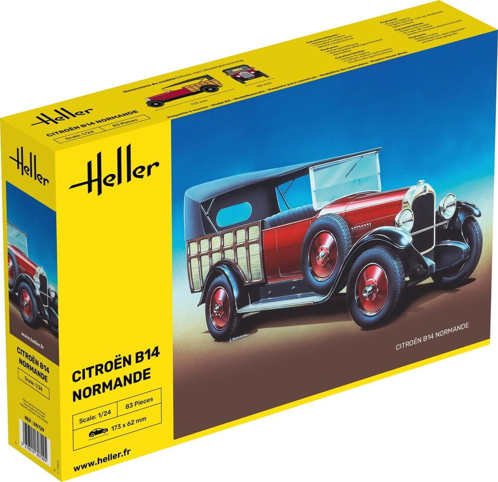 

Citroen B14 Normande 1:24 Хеллер 80729 Heller