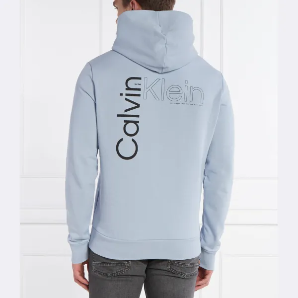 Толстовка свободного кроя Calvin Klein, синий — фото 2