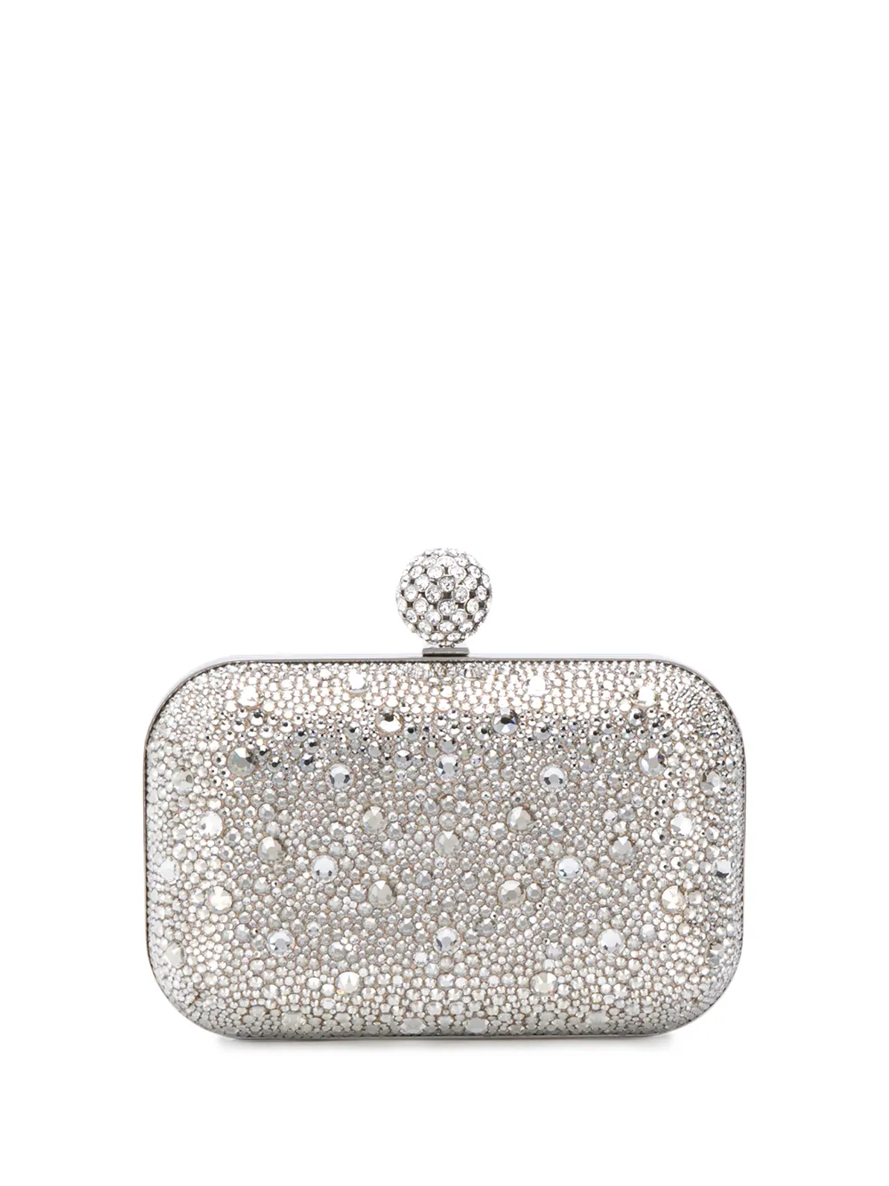 

Клатч Cloud с кристаллами JIMMY CHOO, серебяный