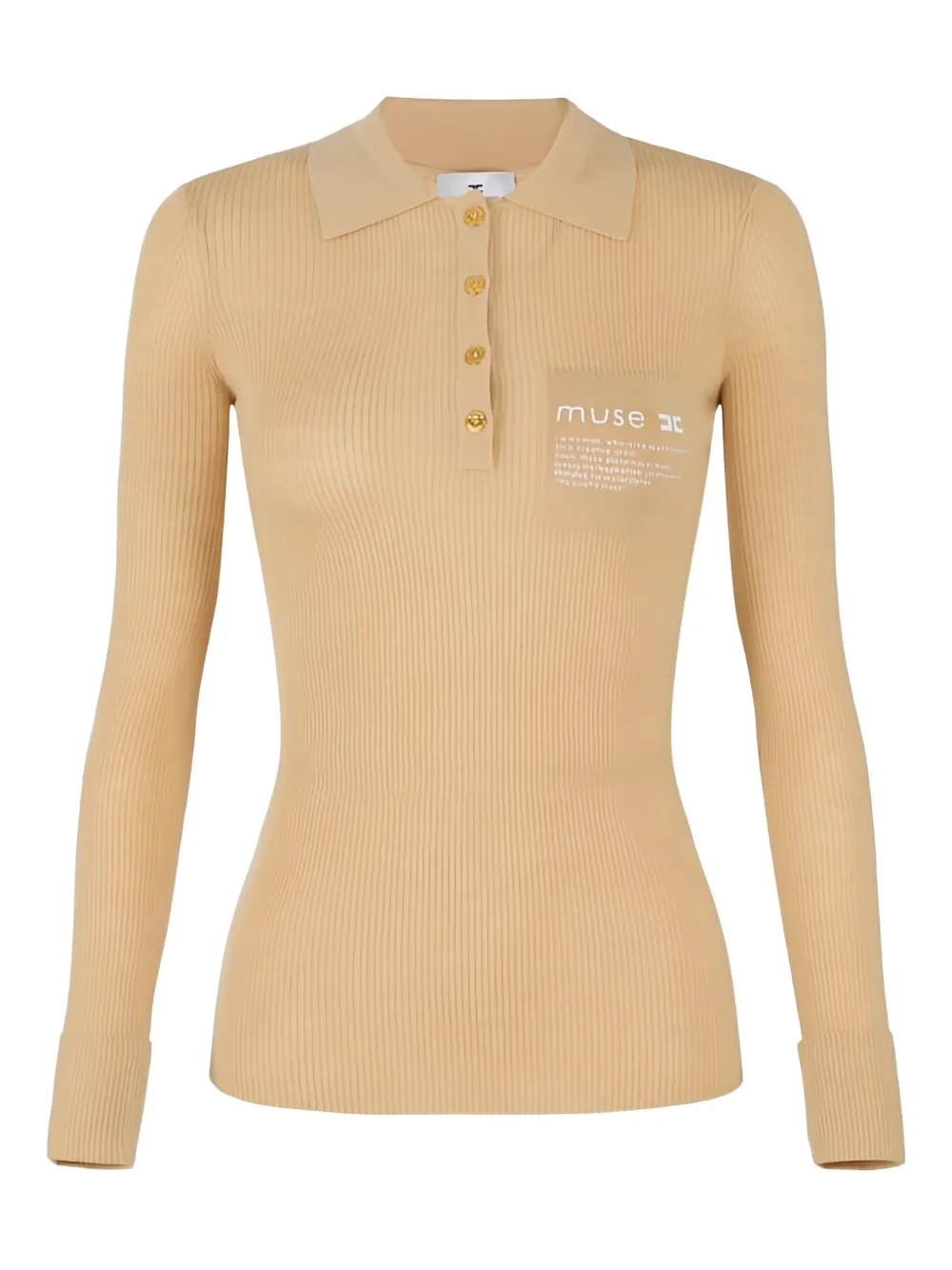 

Трикотажная рубашка поло Elisabetta Franchi, нейтральный