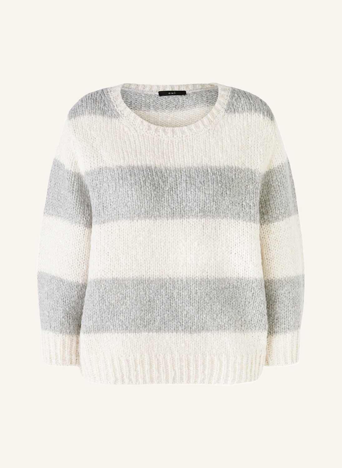 

Свитер oui, цвет CREME/GRAU