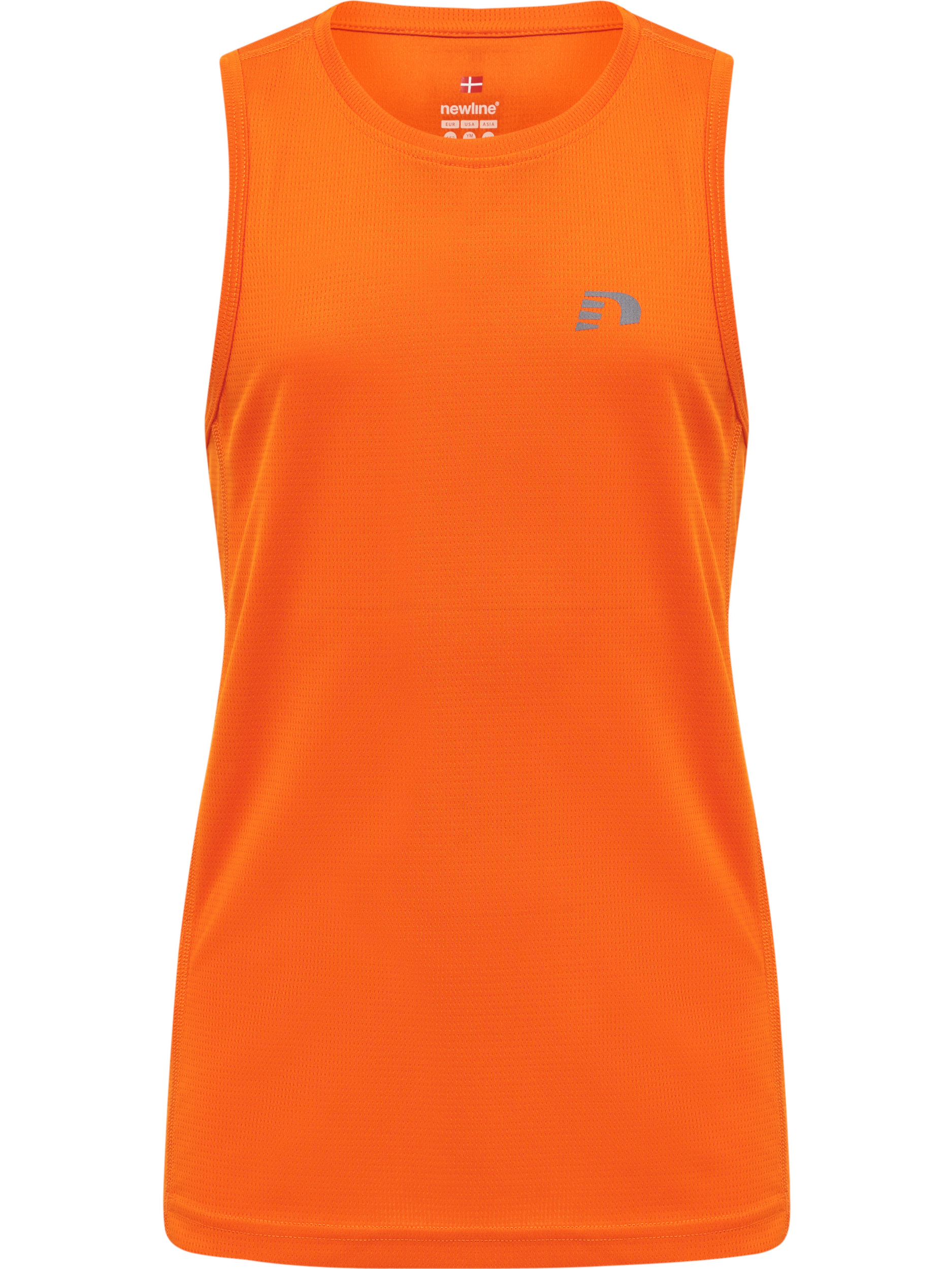 

Футболка Newline S/L Kids Core Running Singlet, оранжевый