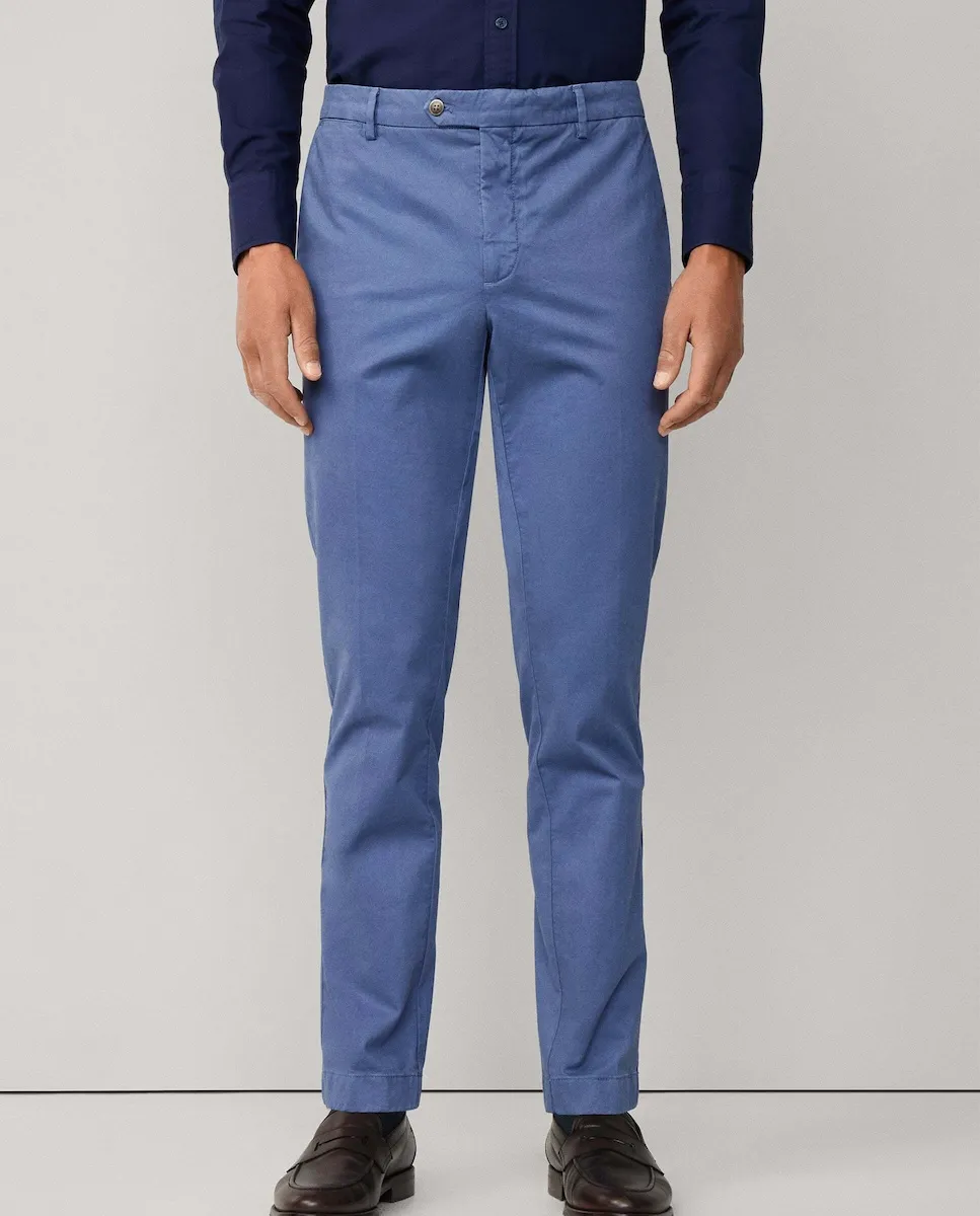 

Китайские брюки-чинос Kensington, узкий крой Hackett, бирюзовый