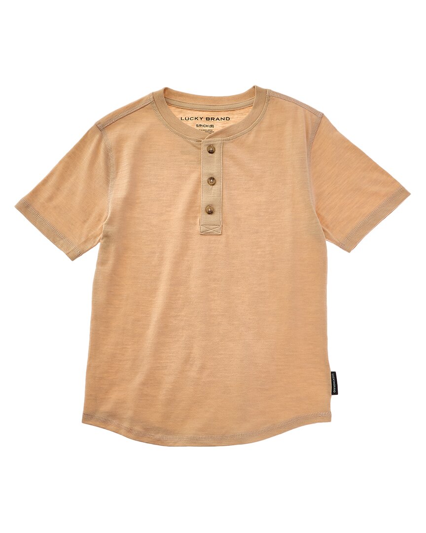 

Lucky Brand Хенли Футболка, Tan