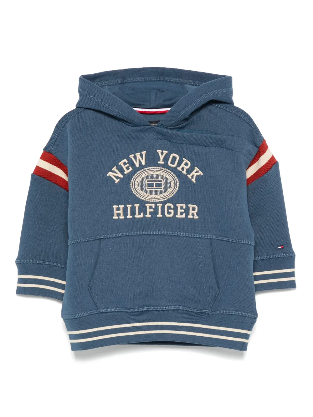

Худи с вышитым логотипом Tommy Hilfiger Junior, синий
