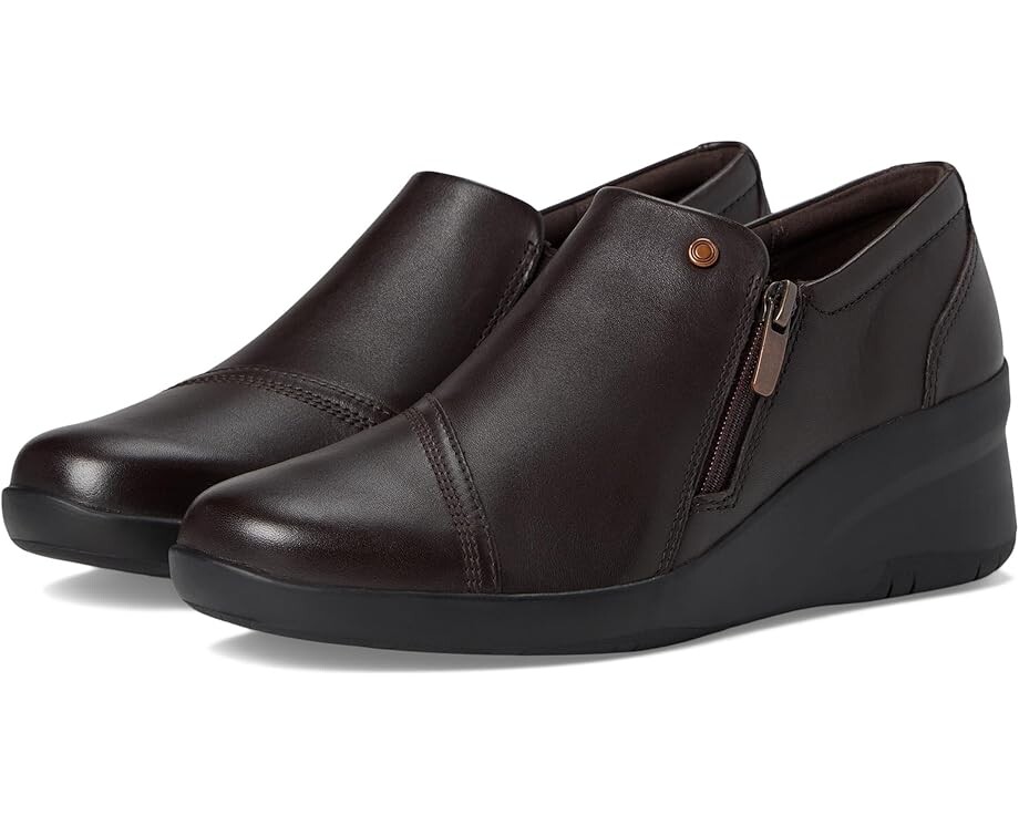 

Кроссовки Clarks Suttyn Zip, цвет Chocolate Leather