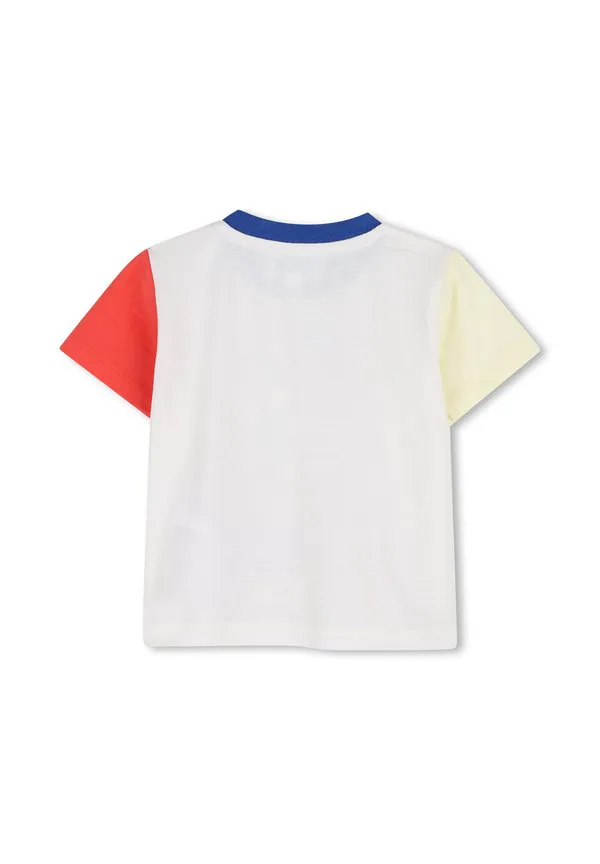 Футболка с принтом met korte mouwen Kenzo Kids, Offwhite — фото 2