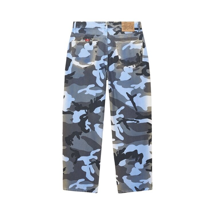 Джинсы Stussy Spray Dye Canvas Big Ol' Jean, разноцветный — фото 2