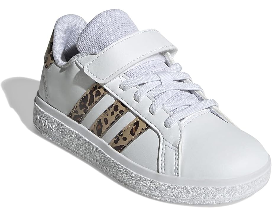 

Кроссовки adidas Kids Grand Court 2.0 Shoes, цвет White/Magic Beige/Matte Gold