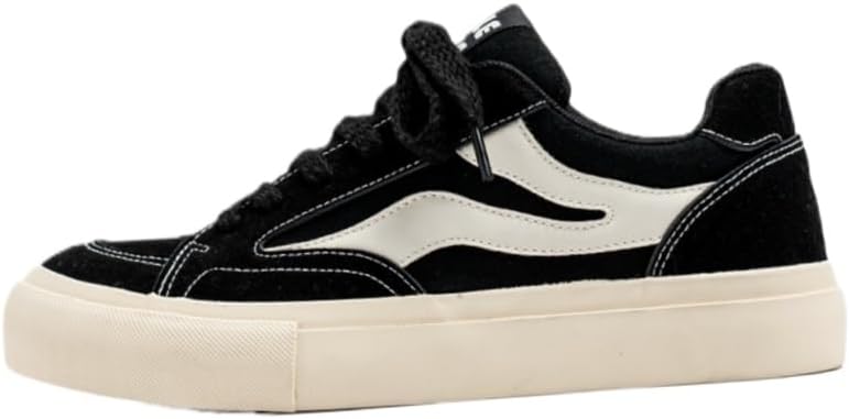 

Мужские стильные повседневные низкие кроссовки с закругленным носком. Удобная посадка, подходят для всех сезонов Fusecottc, черный