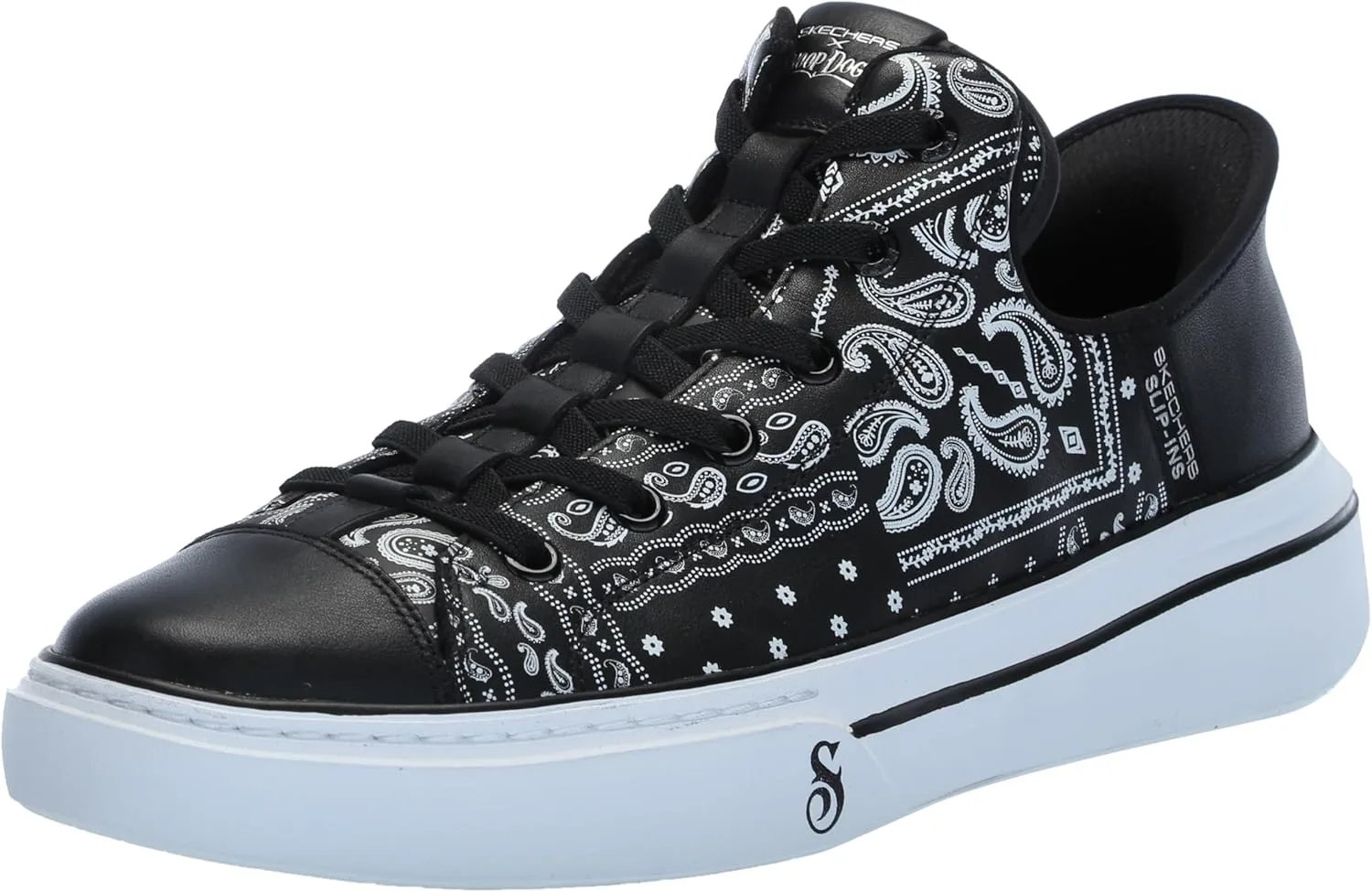 Кроссовки Skechers Snoop Dogg: Snoop One-Og Men's Canvas Hands Free Sneaker, белый