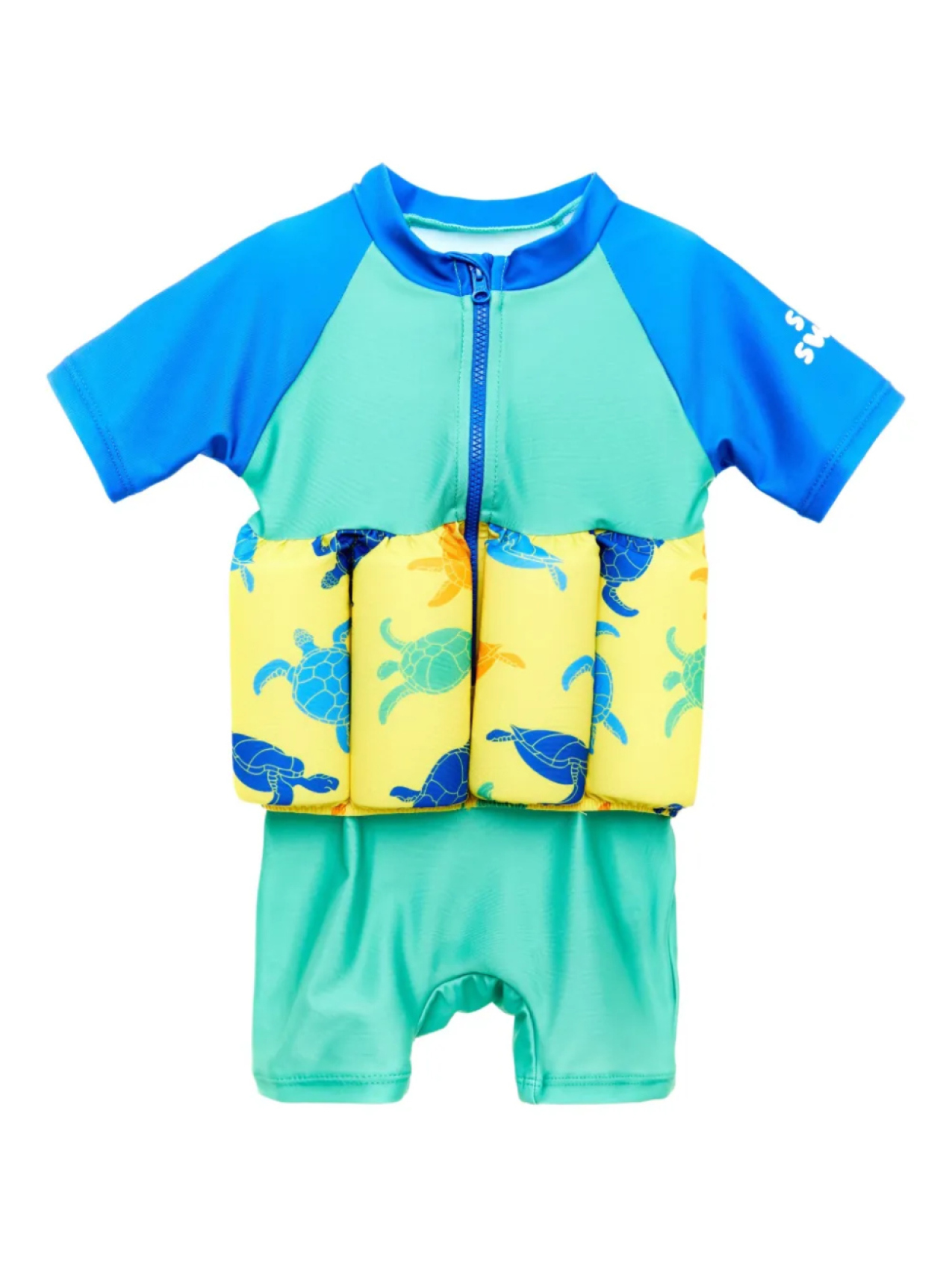 

SOLISWIM KIDS плавающий костюм с принтом черепахи, зеленый