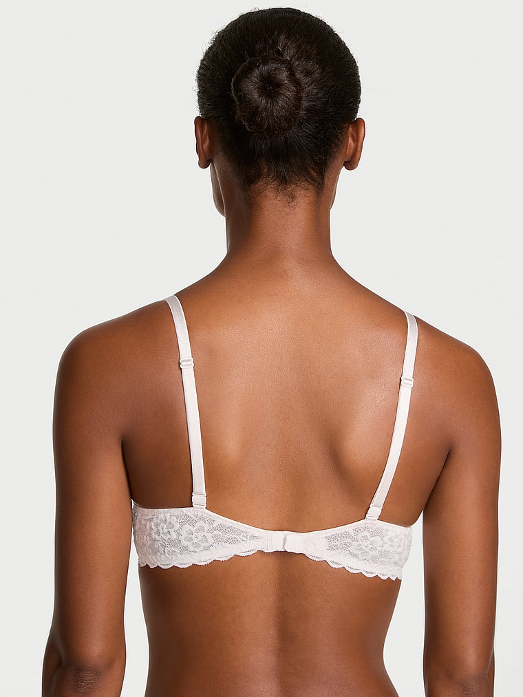 Сексуальная футболка Lacie с легкой подкладкой, полубраслет Victoria'S Secret, lace coconut white — фото 2