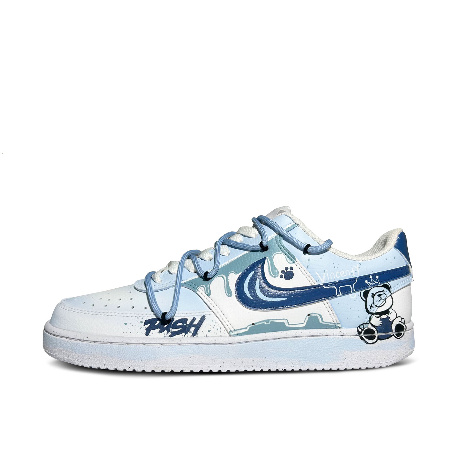 

Кроссовки Nike Court Vision 1 Skateboarding Shoes Men Low-top White, цвет Fantasy Ice Bear