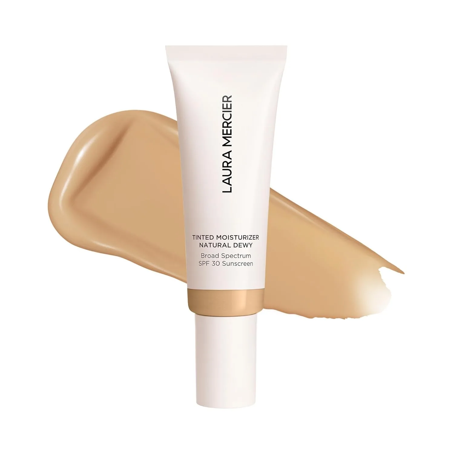 Laura Mercier Tinted Moisturizer Natural Dewy с SPF 30: 24-часовая гидратация, стойкий тональный крем с легким покрытием и сияющим финишем 42.52 г (полный размер), 2W Citrine- Light with warm undertones