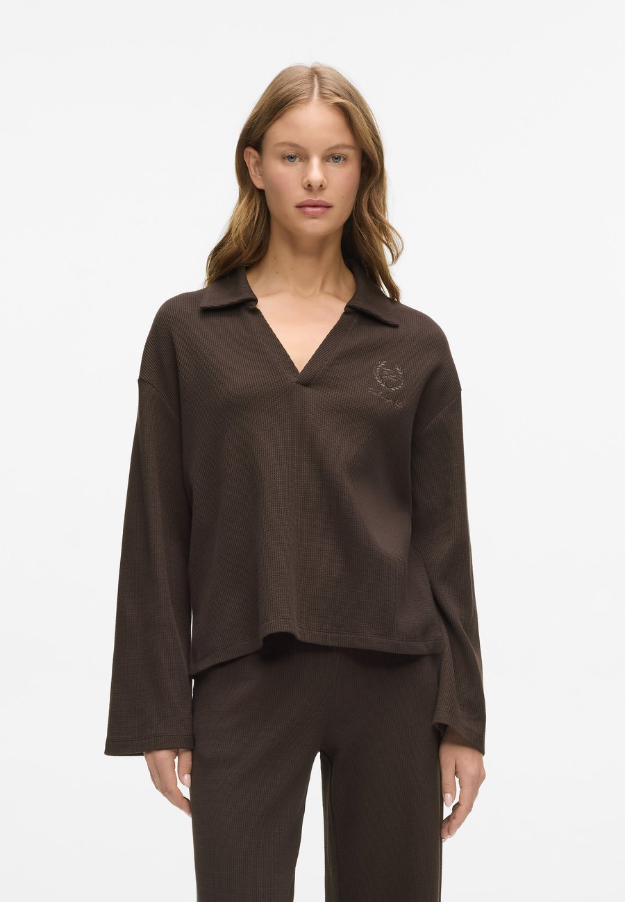 

Пижамный топ KARL LAGERFELD Pyjama top, Black Coffee/Dark Brown
