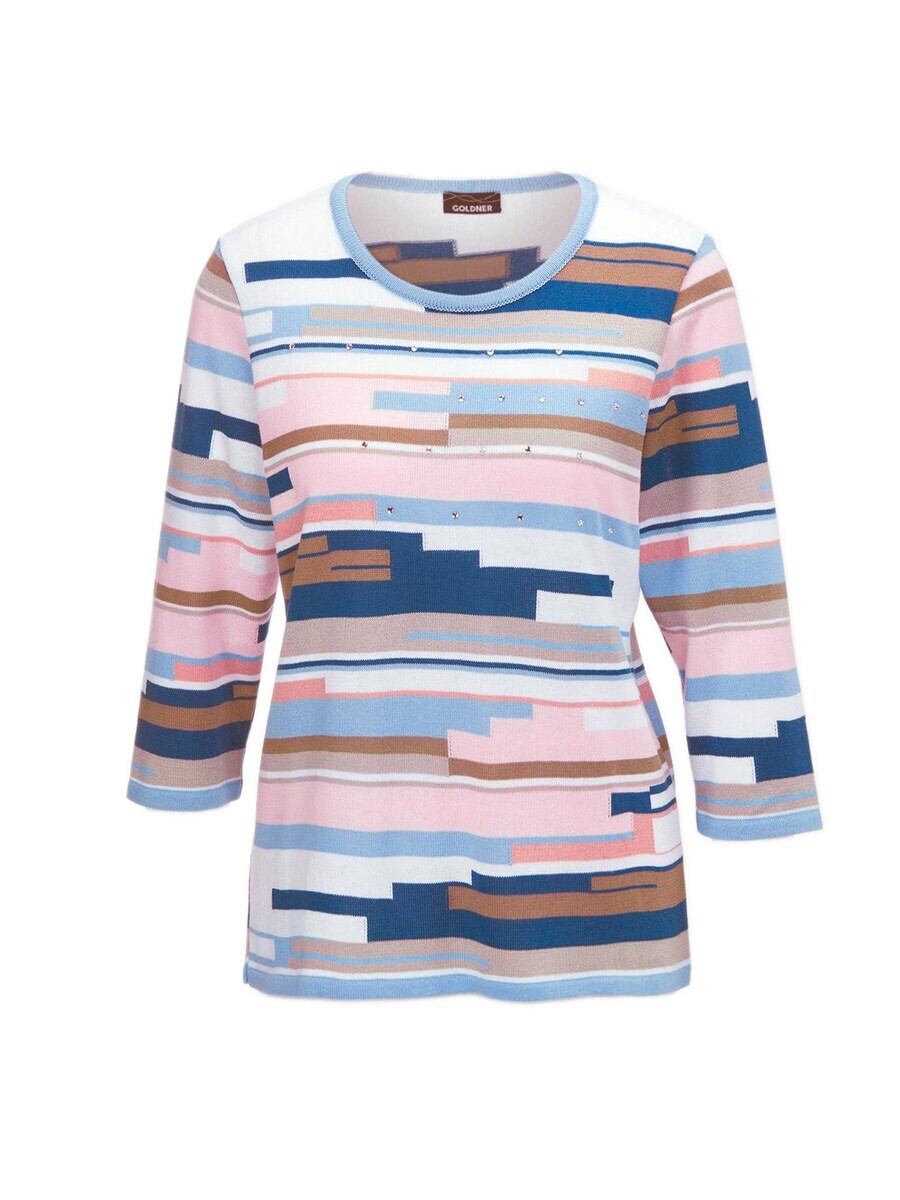 

Тонкий вязаный свитер Goldner Sweater, разноцветный