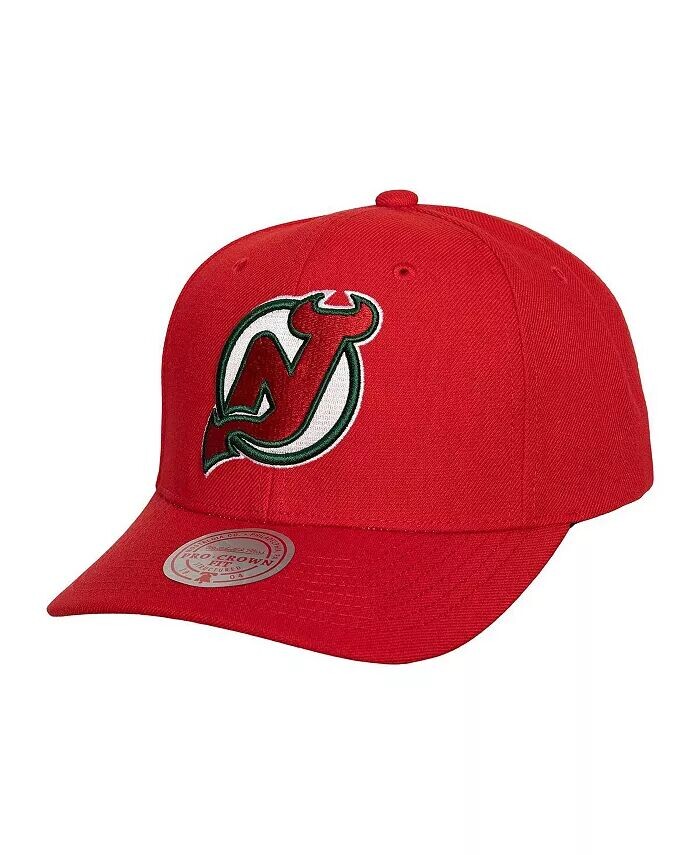 

Мужская красная шапка New Jersey Devils Team Ground Pro Adjustable Mitchell & Ness