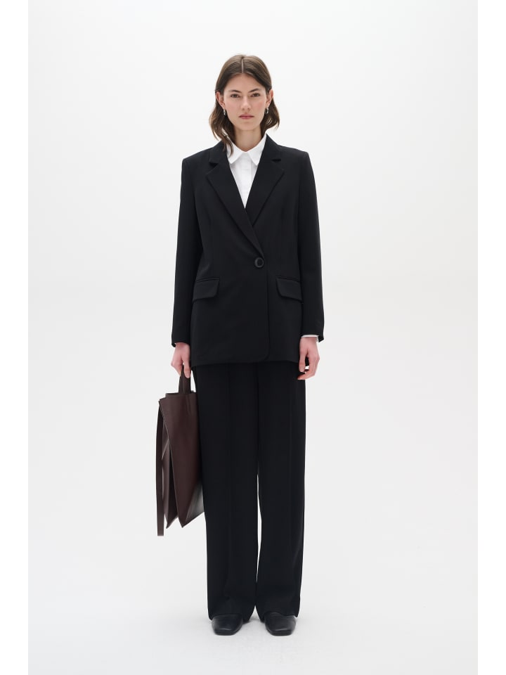 

Брюки AdianIW прямого кроя, черного цвета InWear