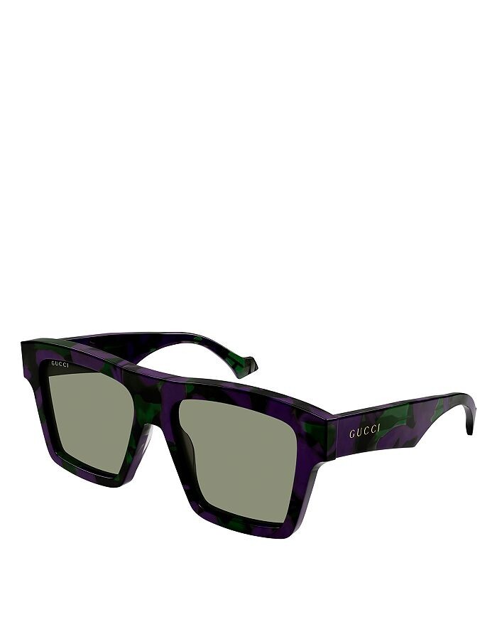 

Солнцезащитные очки Gucci Generation Square, 55 мм, мультиколор