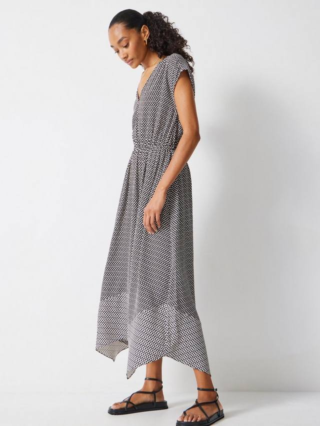 

Платье Klara Geometric с асимметричным подолом HUSH, Black/White