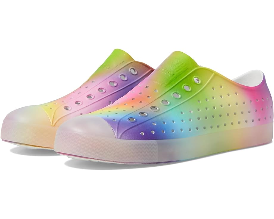 

Кроссовки Native Shoes Jefferson Sugarlite Print, цвет Shell White/Translucent/Rainbow Blur