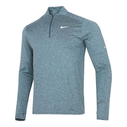 

Футболка nk df elmnt top hz casual breathable sports long sleeves blue Nike, синий