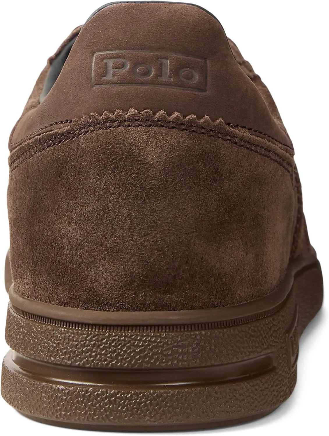 Мужские замшевые кроссовки Polo Ralph Lauren Bedford, темно-коричневый — фото 4