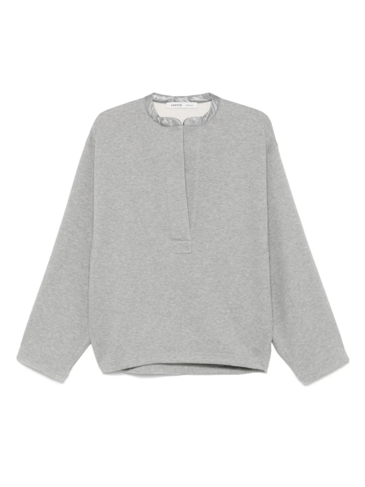 

Хлопковая толстовка Carven, серый
