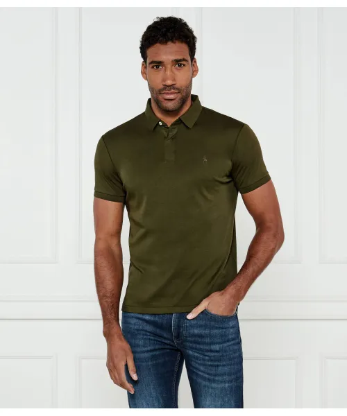 

Футболка поло Slim fit Polo Ralph Lauren, зеленый