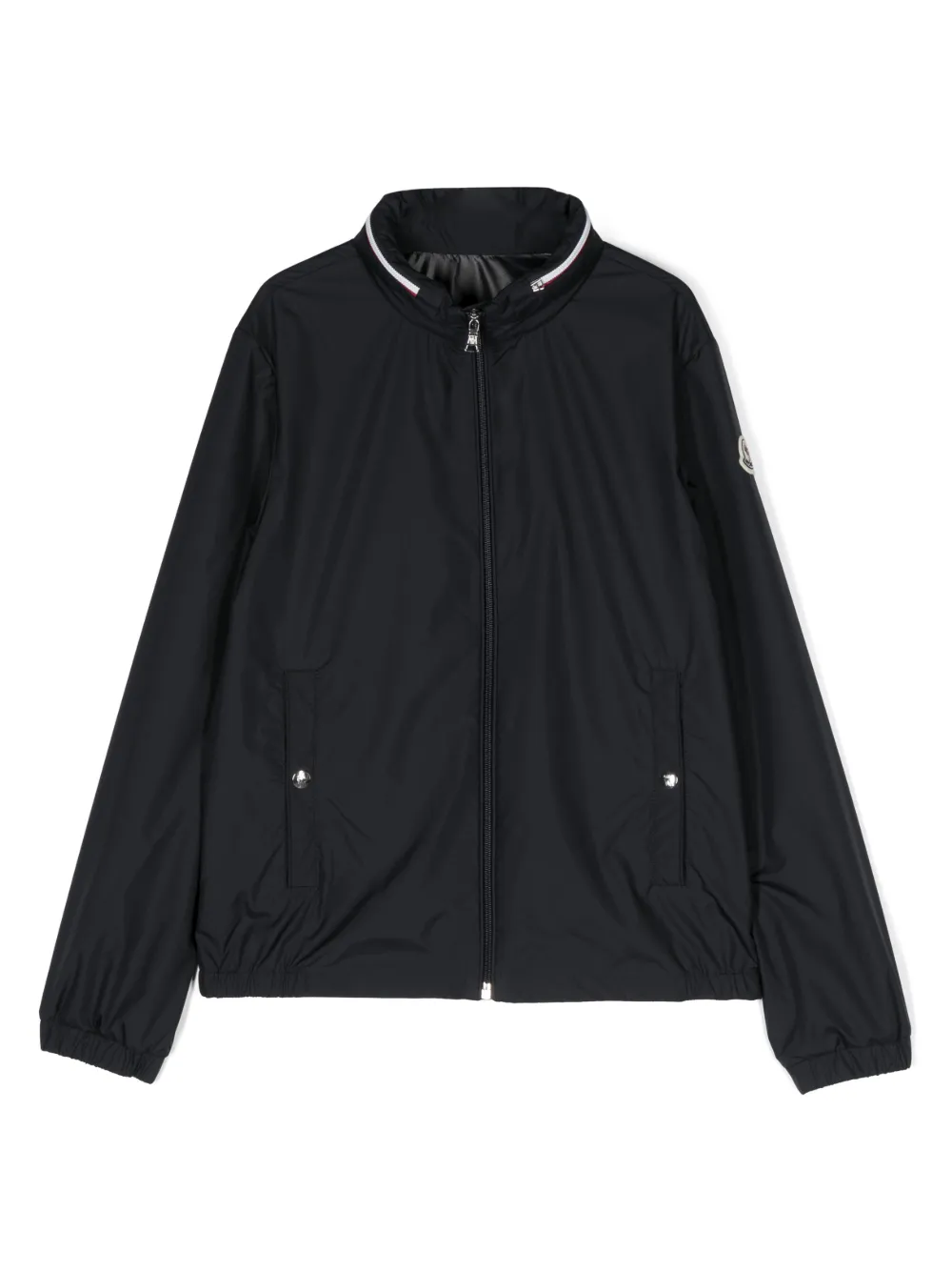 

Куртка Farlak с капюшоном и нашивкой-логотипом Moncler Enfant, синий