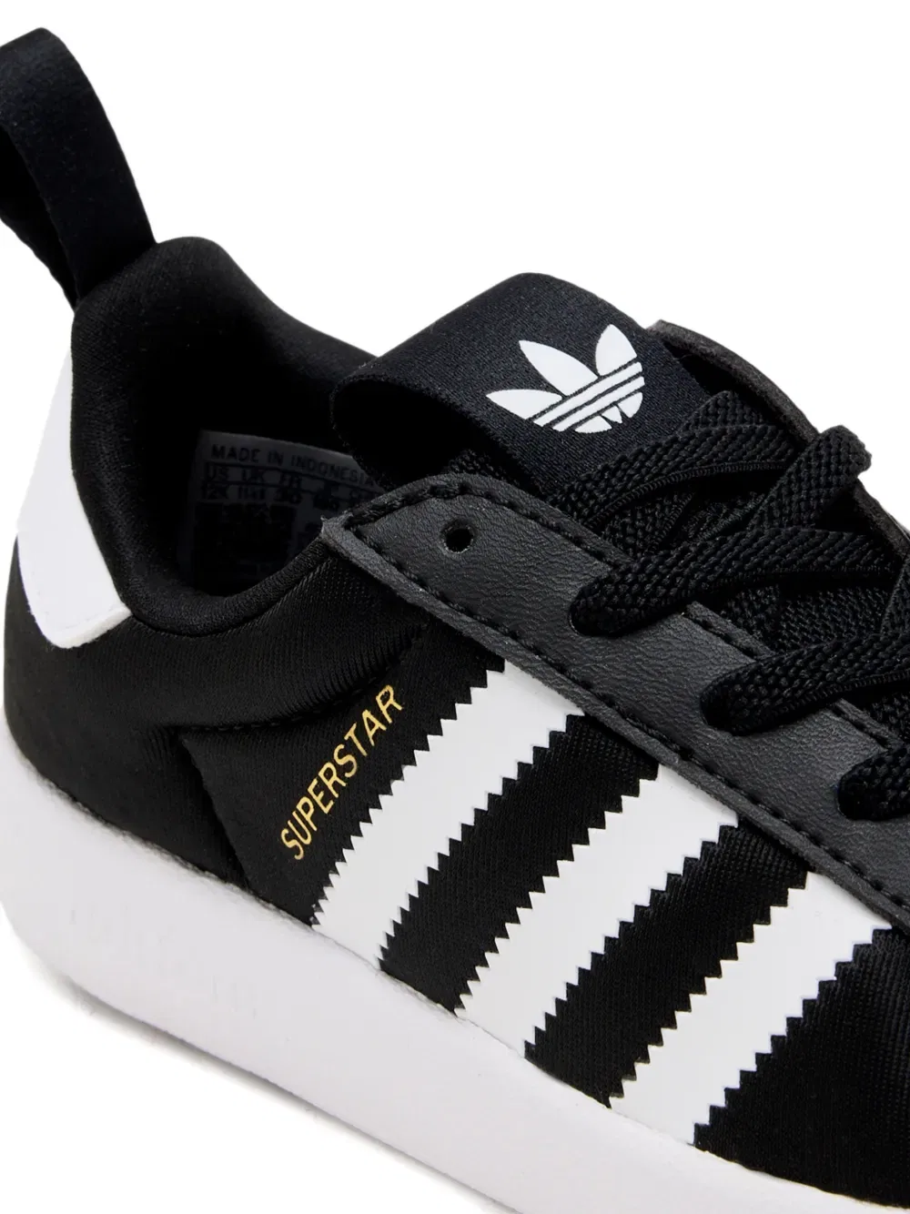 Кроссовки Superstar на шнуровке Adidas Kids, черный — фото 2