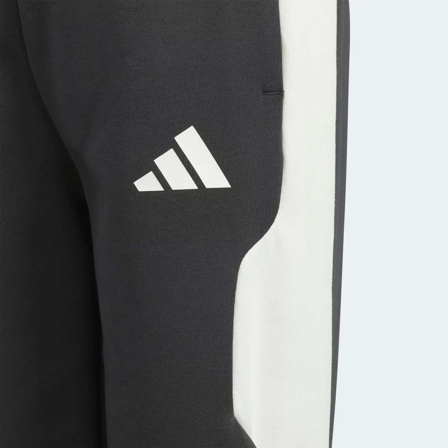 Спортивные штаны ss25 knit joggers kids' Adidas, черно-белый — фото 4