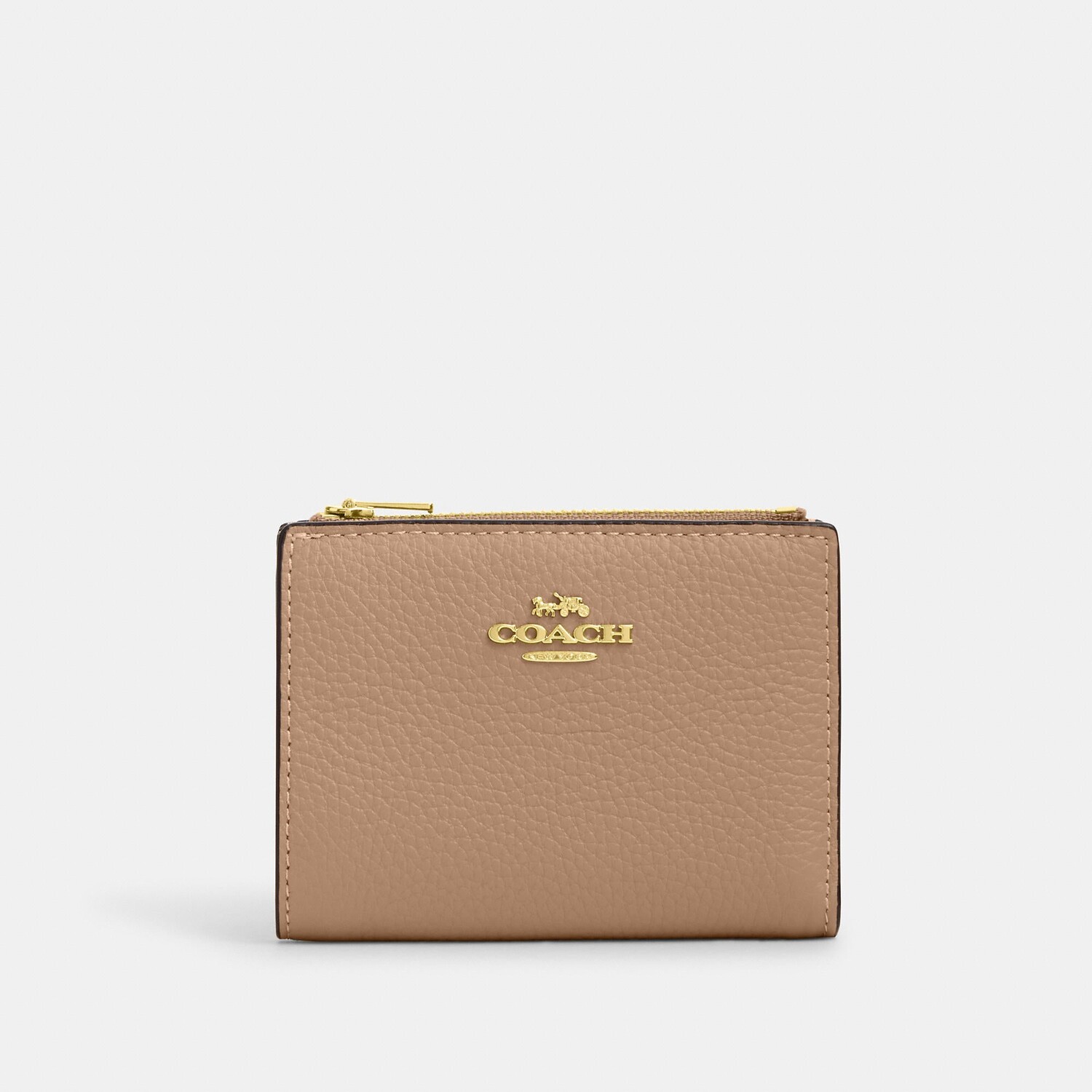 

Двойной кошелек Coach Outlet, цвет Gold/Taupe