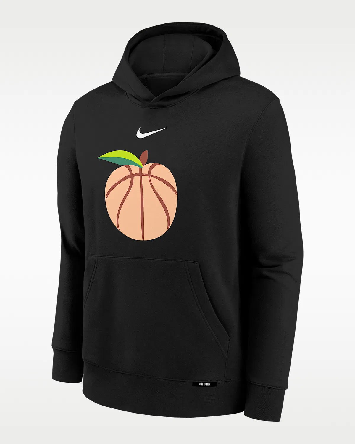 Детская флисовая худи Atlanta Hawks Club Fleece City Edition, Black
