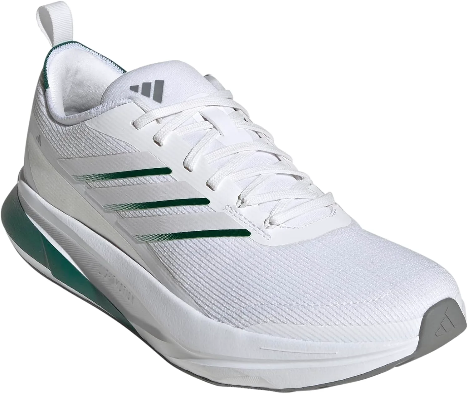 Мужские кроссовки для бега Adidas Duramo SL 2, белый/зеленый — фото 2