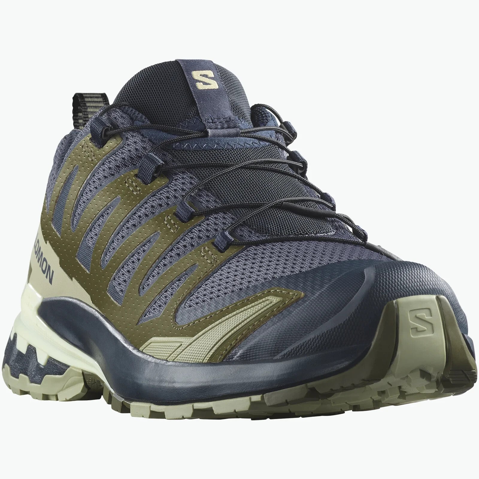 

Salomon XA PRO 3D V9 474675 кроссовки мужские черно-зеленые низкие для трейлраннинга