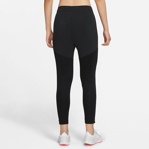 Брюки dri-fit essential quick-dry tight running sports fitness pants black Nike, черный — фото 4