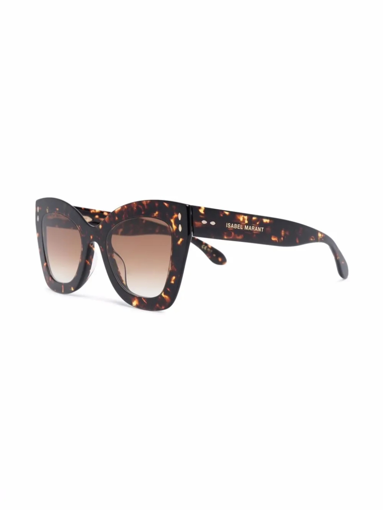 Isabel Marant Eyewear солнцезащитные очки черепаховой расцветки, коричневый — фото 2